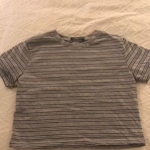A Brandy Melville striped crop top